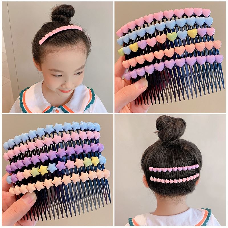 Anak Perempuan Kartun Hair Clip Sisir Rambut Jepit Rambut Poni Patah Aksesoris Rambut Rusak