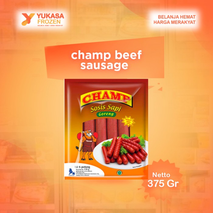 

Champ Sosis Sapi 375gr