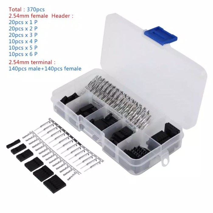 370pcs Terminal Kabel Jumper + box.