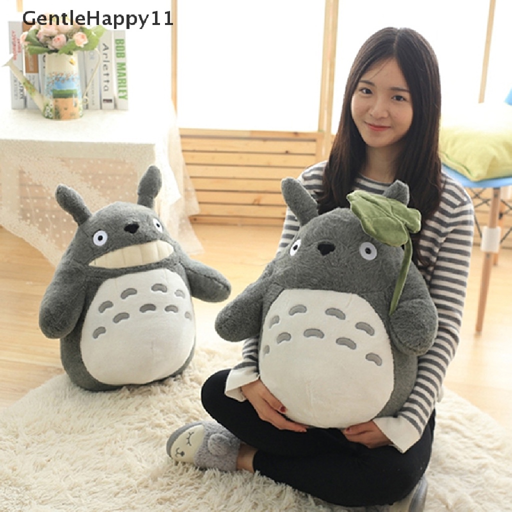 Gentlehappy 30 cm Kawaii Totoro Mainan Mewah Boneka Binatang Lembut Totoro Bantal Mainan Anak Hadiah id