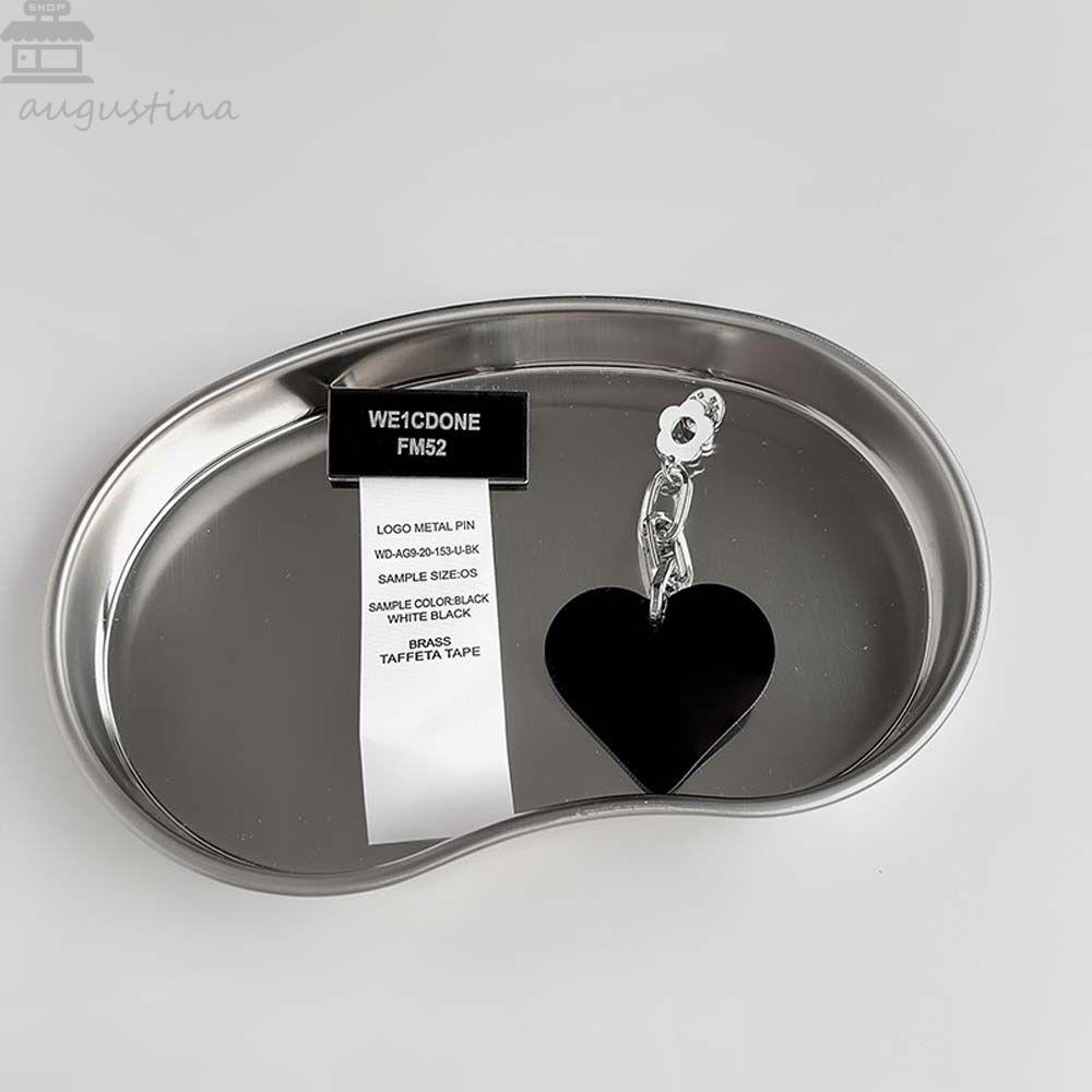 Agustina Cinta Hati Bros Setelan Dekorasi Retro Wanita Perempuan Perhiasan Paduan Tidak Teratur Gaya Korea Bros