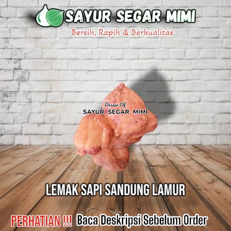Lemak Sapi Sandung Lamur - Sᴀʏᴜʀ Sᴇɢᴀʀ ♏ɪᴍɪ