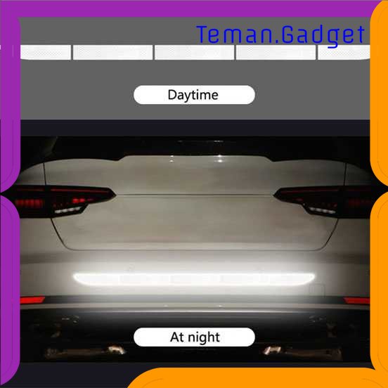 TG - OTO LARATH Nano Car Reflective Sticker Warning Strip Trunk Exterior - 1181