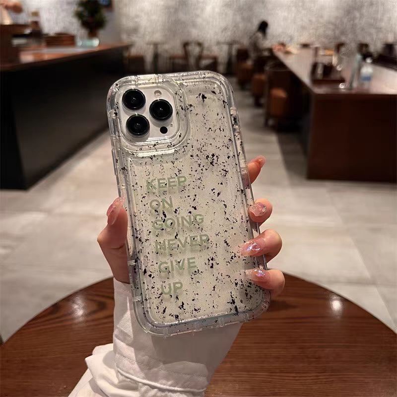 IPHONE Cocok Untuk Iphone11 14 14pro 14plus 13 13mini 13pro 13prm iPhone12 7Plus 8Plus Xr XS 13 12mini Pro Max Empat Sudut Casing Ponsel Transparan Tahan Guncangan