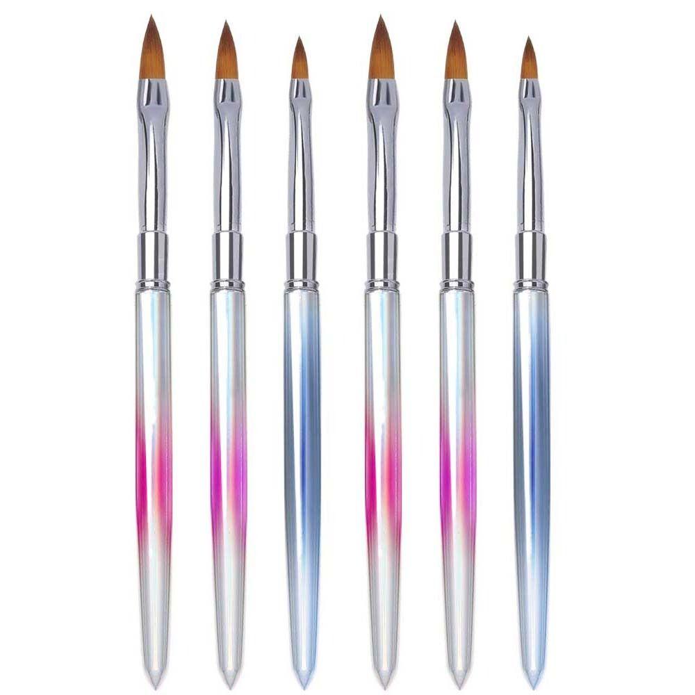 Mxbeauty Kuas Gambar Kuku Logam Laser Jepang Manicure Alat UV Gel Nail Drawing Nail Paint Nail Painting Pen