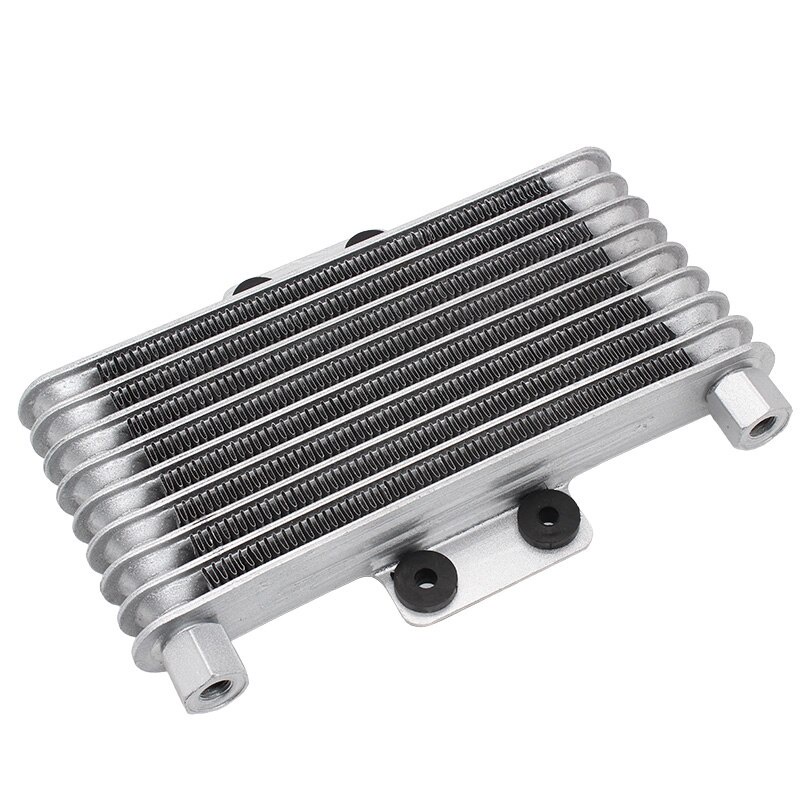 Radiator Pendingin Oli Sepeda Motor Mesin Aluminium 125Ml Untuk Adaptor Dirt Bike Atv 125Cc 250Cc