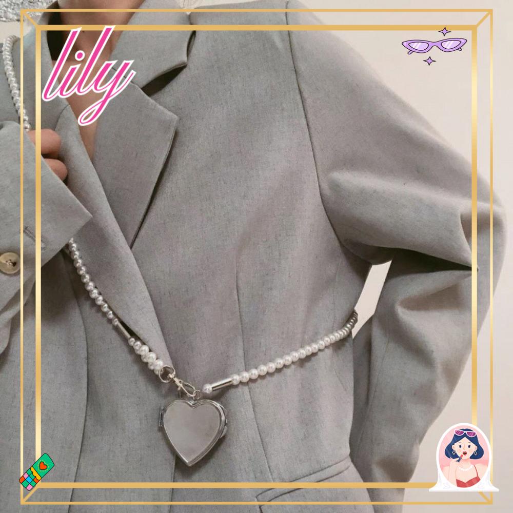 Lily Kalung Panjang Perhiasan Sederhana Ladies Pearl Shoudler Chain