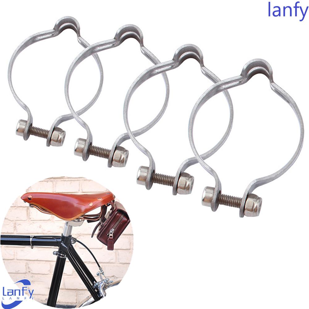 Lanfy Klip Penjepit Kabel Rem Sepeda Bahan Stainless Steel Ukuran 25.4 / 28.6 / 31.8 / 34.9mm
