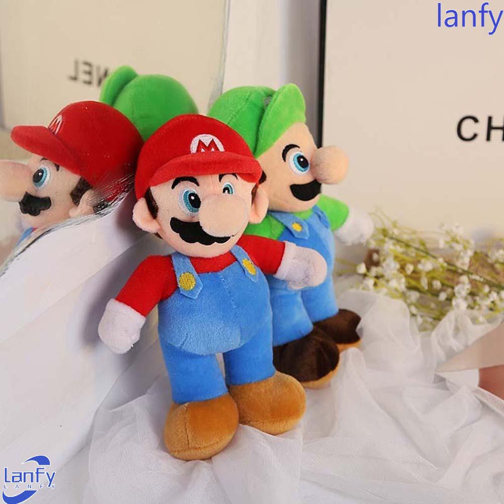 Lanfy Super Mario Anime Hadiah Anak Luigi Game Peripheral Toys Bros Super Mario. Boneka Boneka Mainan Empuk