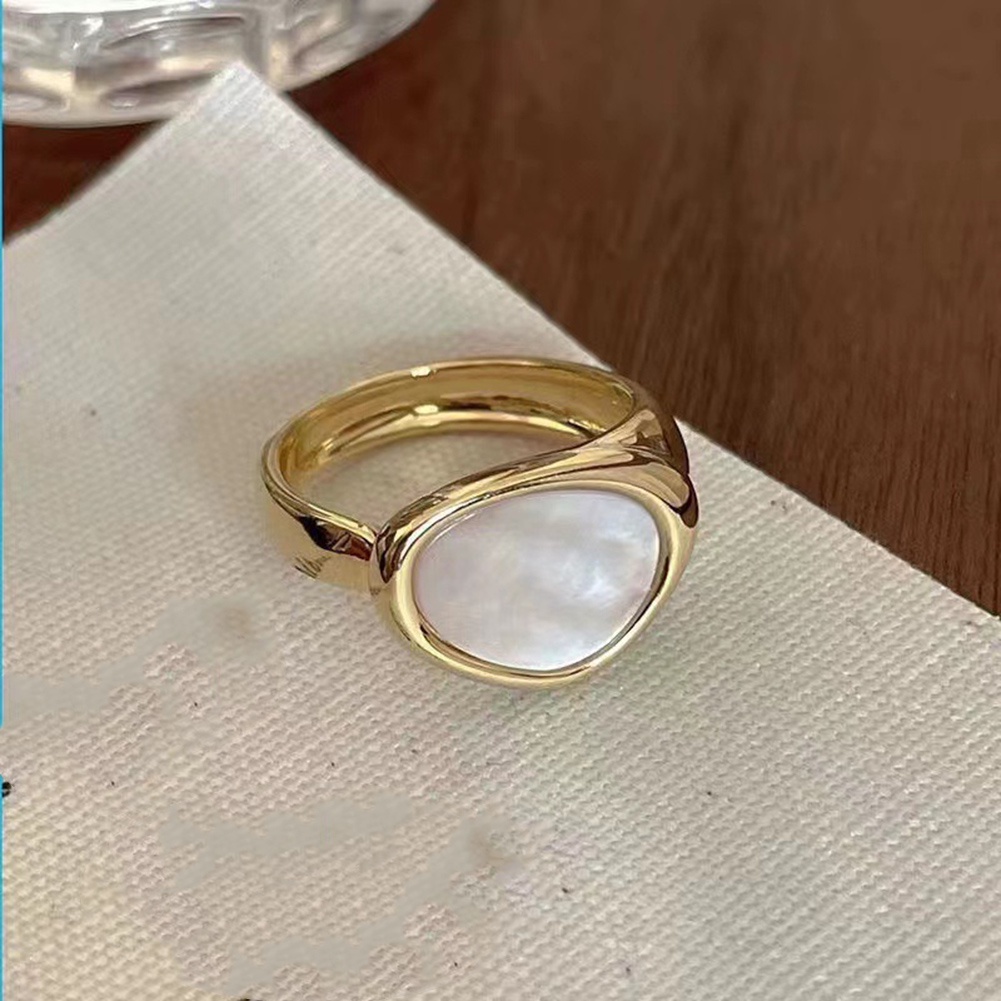 1pc Hijau Biru Vintage Geometris Wanita Cincin Jari Pembukaan Perhiasan Hadiah Untuk Wanita Elegan