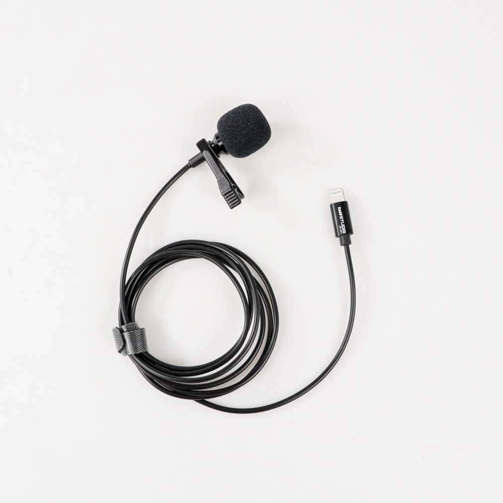 TaffSTUDIO Microphone Clip-on Lightning Plug Lavalier iPhone - JH-041