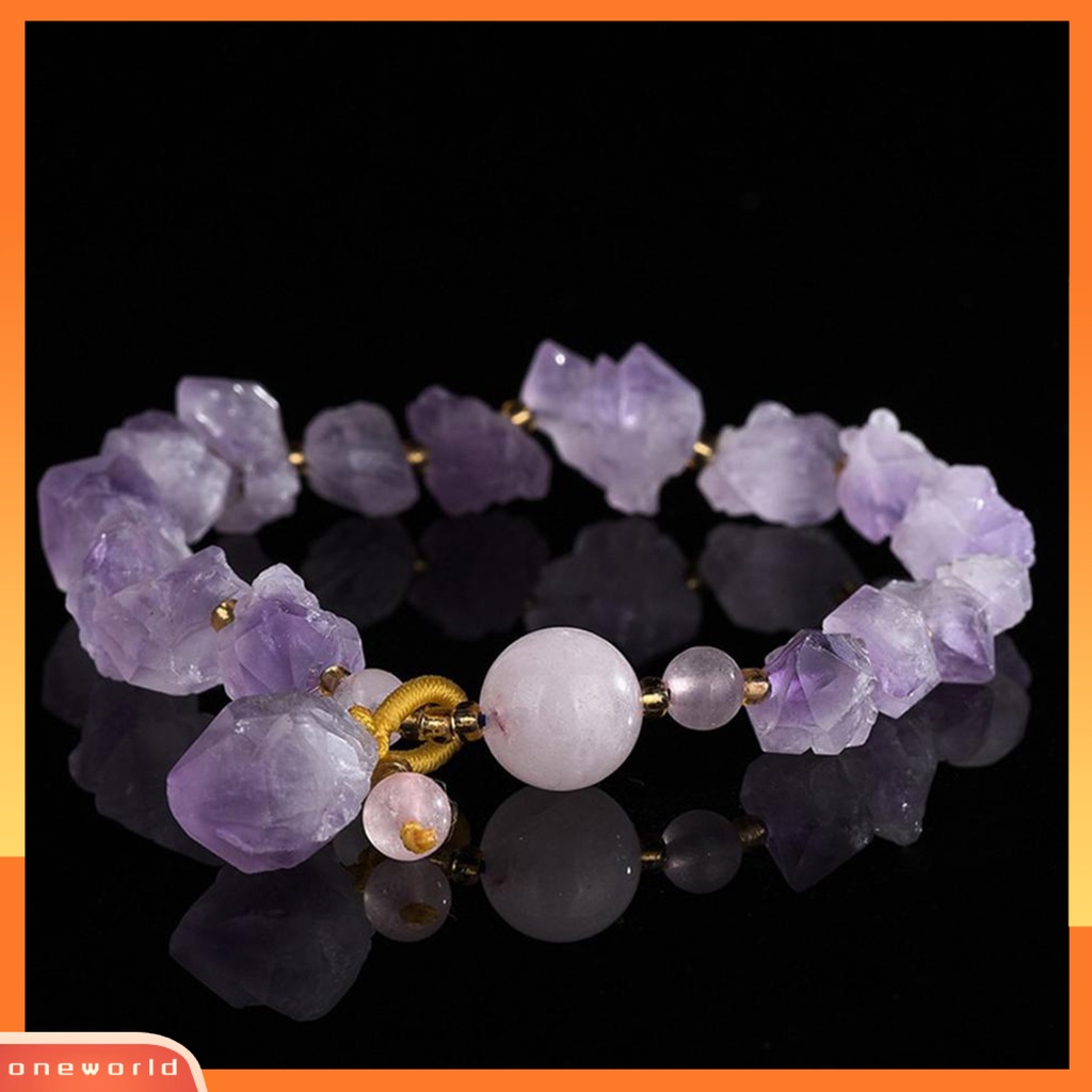 [EONE] Wanita Gelang Gradien Elegan Tembus Bentuk Berbeda Batu Energi Prom Gelang Perhiasan Perempuan