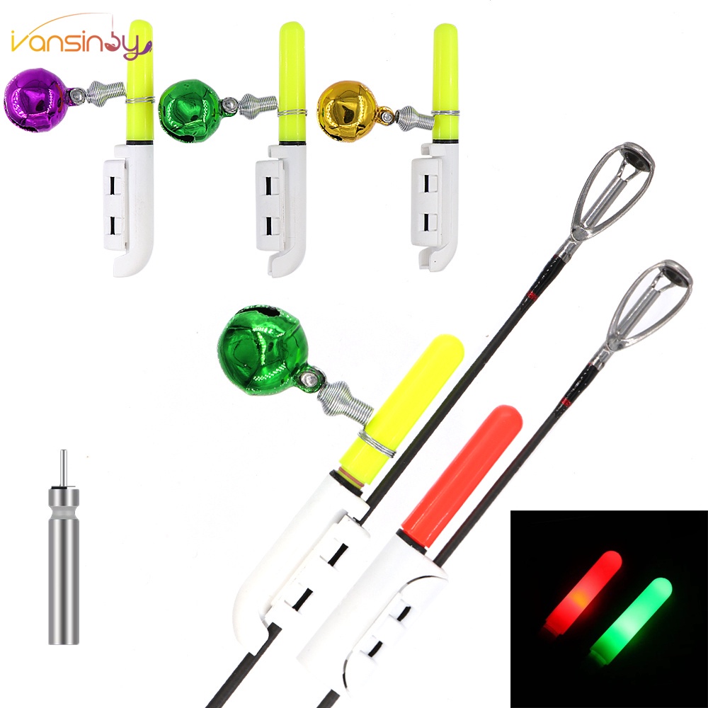 Tongkat Glow Pancing Tahan Air LED Elektronik Pancing Lampu 425baterai Luminous rod Throwing Snap-On Night fishing rod indicator lightfishing tools Set Alat Pancing