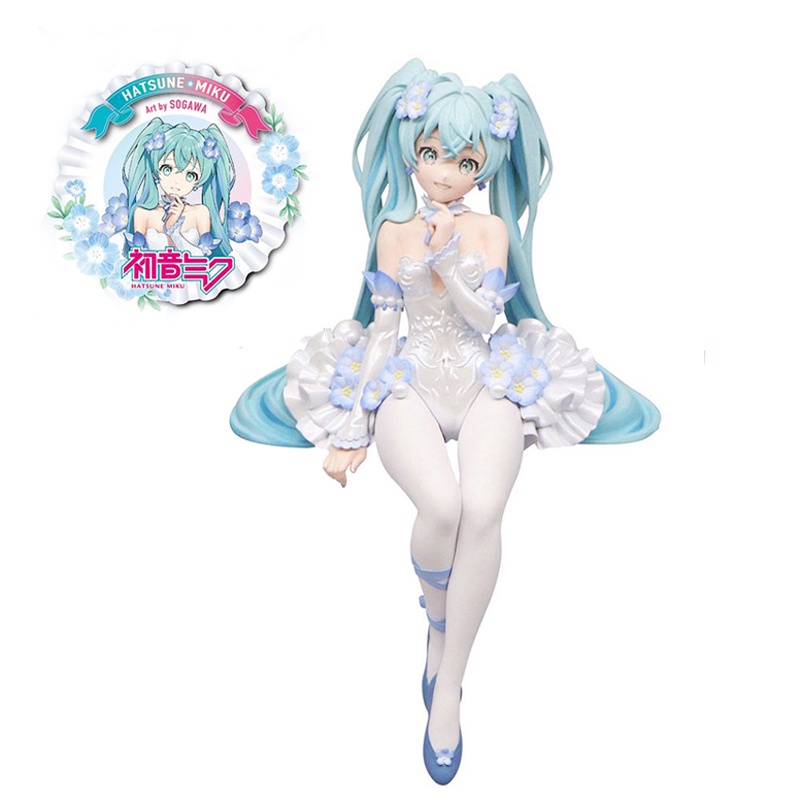 Patung Manga Penyanyi Anime Hatsune Miku Virtual Terbaru Hatsune Miku Pvc Action Figure Kawaii Model Mainan