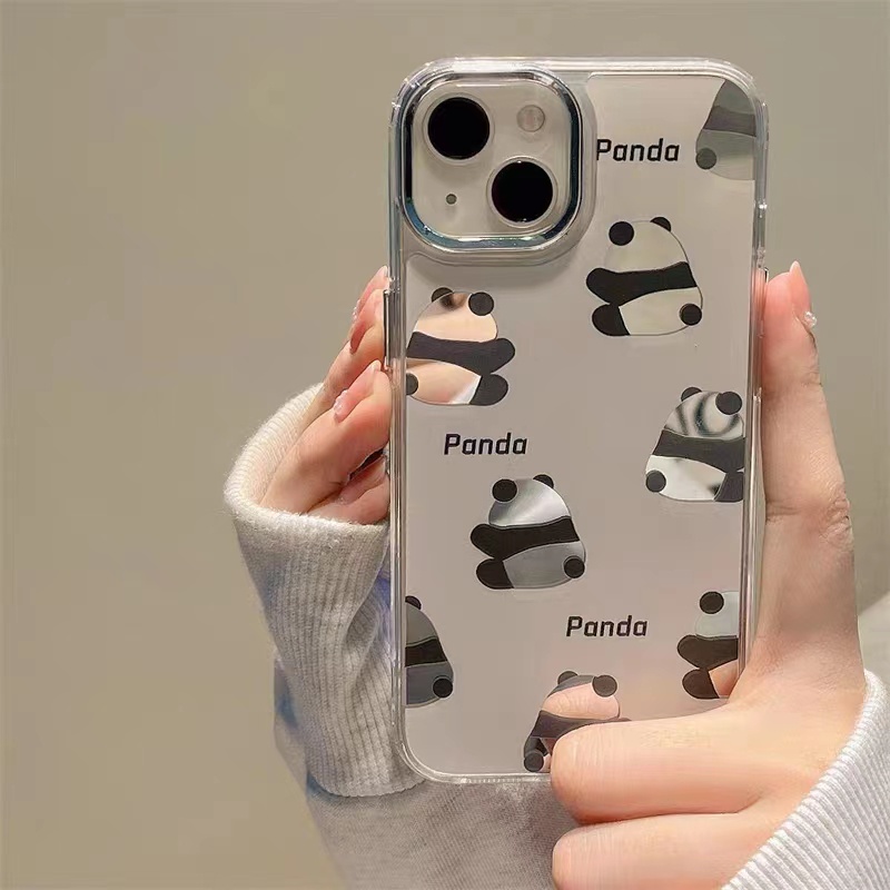 Cocok Untuk Iphone14 Pro Max iPhone Phone Case Cermin Casing Ponsel Kuat Kamera Perlindungan Tahan Guncangan Gaya Sederhana Kompatibel Dengan Iphone13 13pro 13prm iPhone 11 7Plus 8Plus Xr XS 12 Pro Max Casing Ponsel