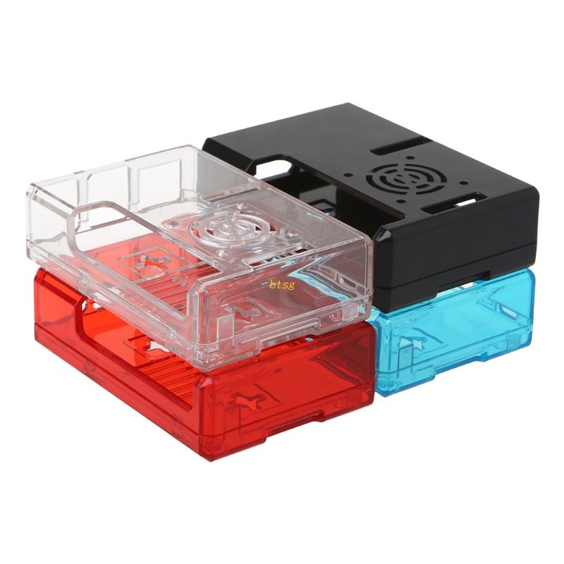 Btsg Enclosure for Case for Raspberry Pi 3 ABS for Case Plastik Untuk Case Box Merah