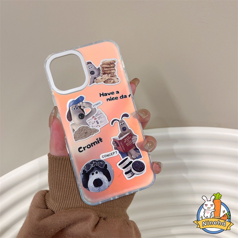 Casing iPhone Bling Laser Mewah Kompatibel Untuk Iphone14 13 12 11 Pro Max X Xr Xs Max 8 7 6 Plus SE 2020 Kartun Kucing Ponsel Case Lensa Bingkai Ultra Slim Shockproof Lembut TPU Penutup Belakang