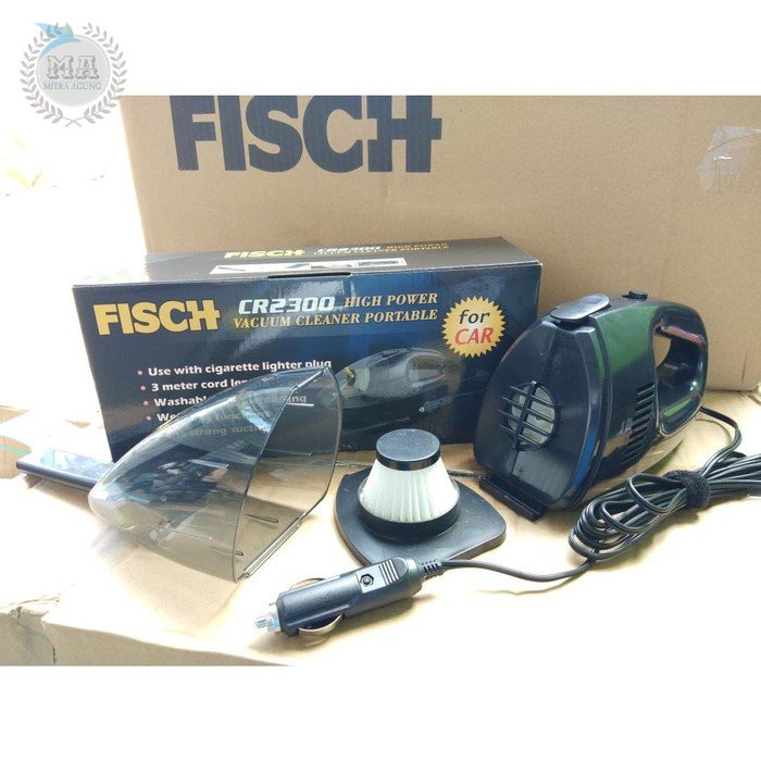 Vacuum Cleaner Portable CR2300 Vacum Mobil Car Plug Fisch ⠀⠀⠀