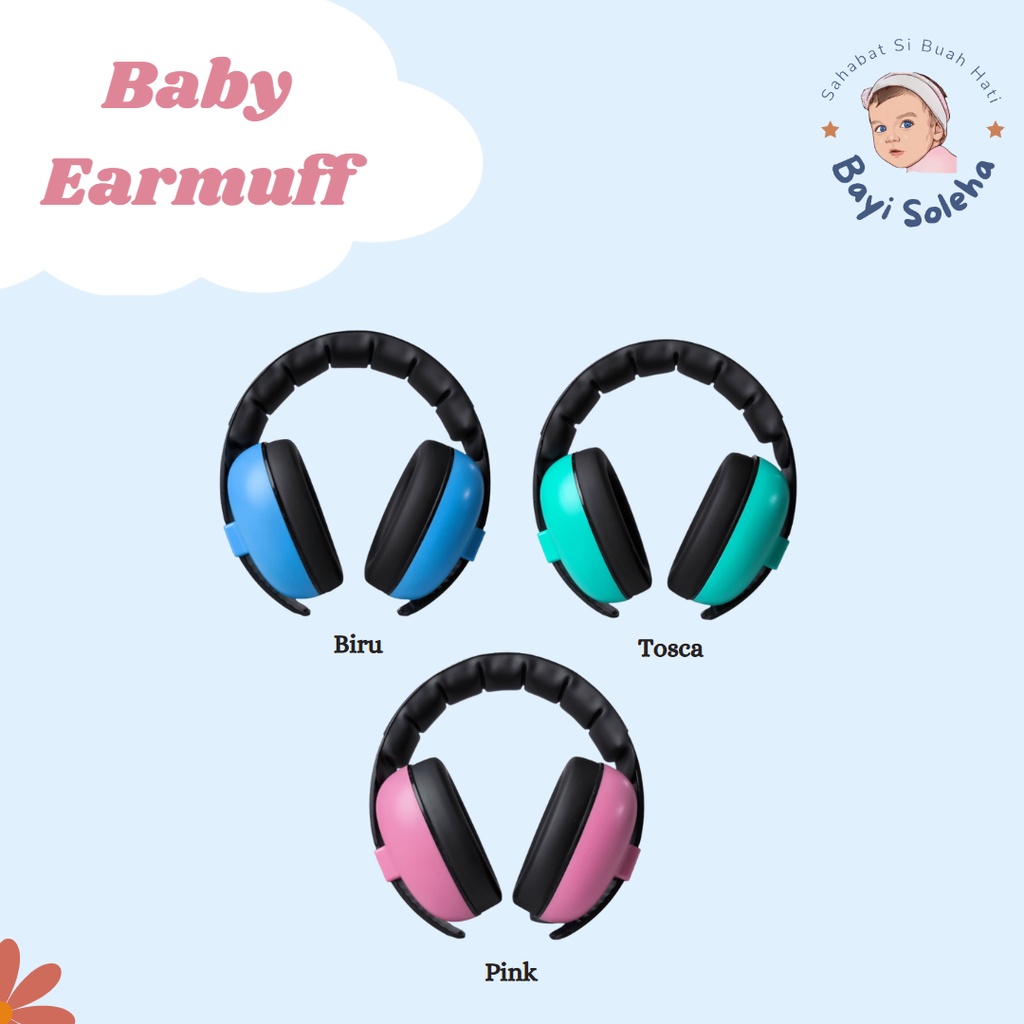 [BS] Stax Earmuff Bayi / Baby Earmuff / Peredam Suara Bising Bayi
