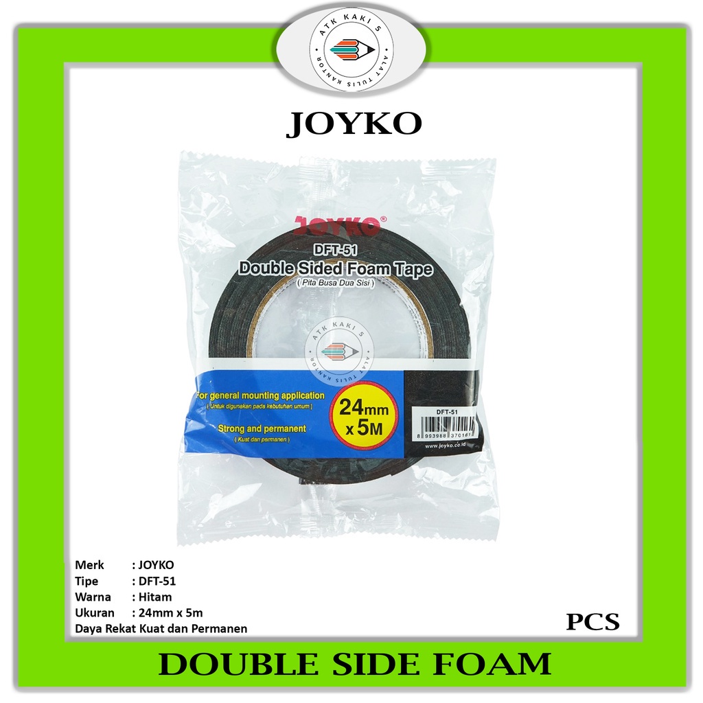 

JOYKO - Foam Tape Pita Busa Dua Sisi - DFT-51 - PCS