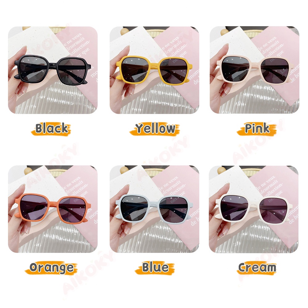 Aikoky Kacamata Hitam Fashion Korea Anak Perempuan Laki Laki Kids Sunglasses