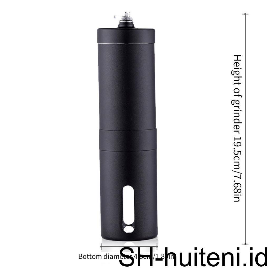 Penggiling Kopi Manual Dengan Pengaturan Adjustable Mudah Cuci Manual Pepper Grinder Detachable Stainless Steel Hand Engkol Mill Kokoh