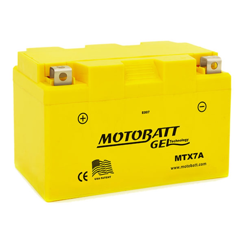 Aki Gel Motobatt MTX7A YTX7 YTX9-BS 7Ah Accu Ninja 250 Minerva Battery