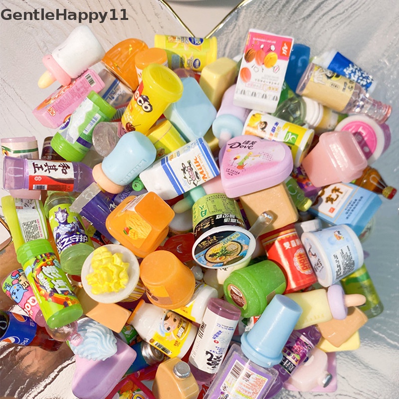 Gentlehappy 5PCS Snack Makanan Supermarket Rumah Boneka Mini Lucu Untuk Aksesoris Dapur Boneka id