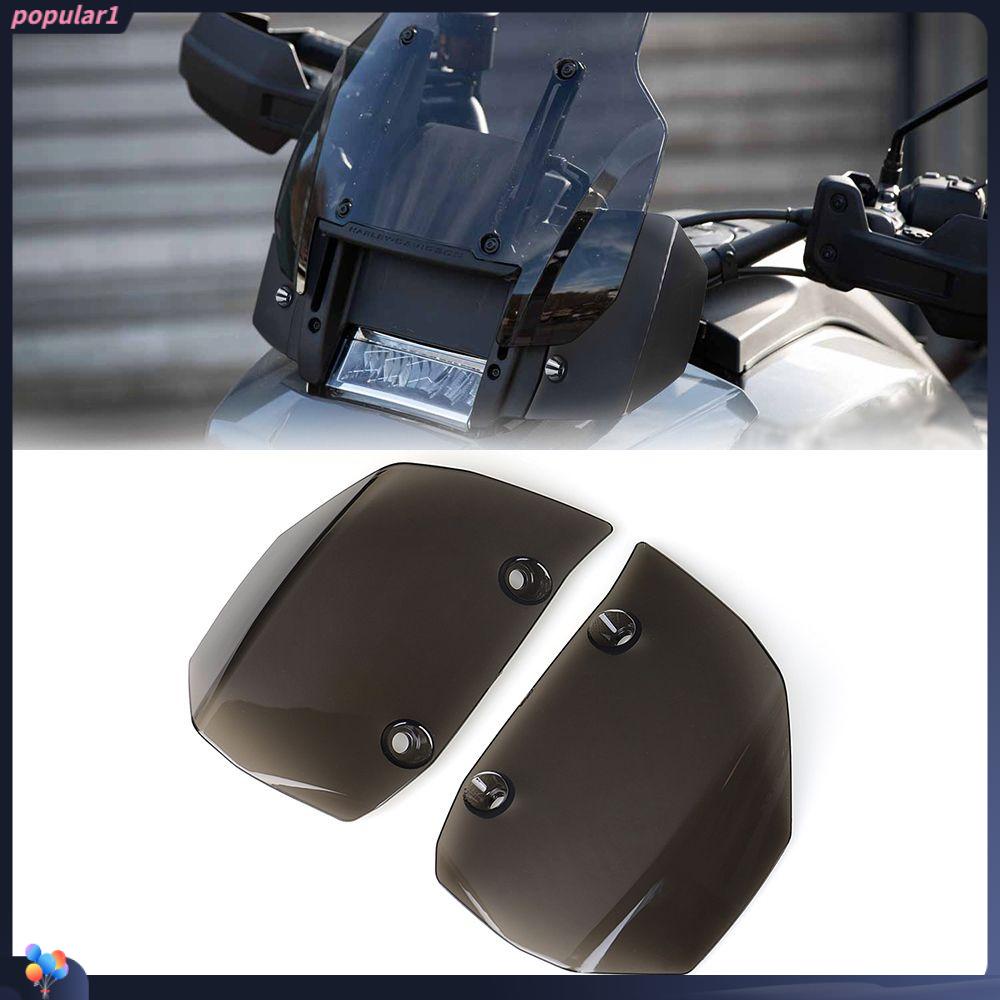 Populer Kaca Depan Motor Aksesoris Motor Yang Dapat Disesuaikan Windshield Protection Wind Deflector Untuk PAN Amerika1250S PA1250 2021