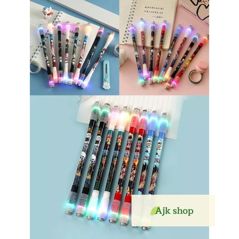 Spinning Pen Pulpen LED Spinining Pen Putar Karakter Spinning Pen Balance