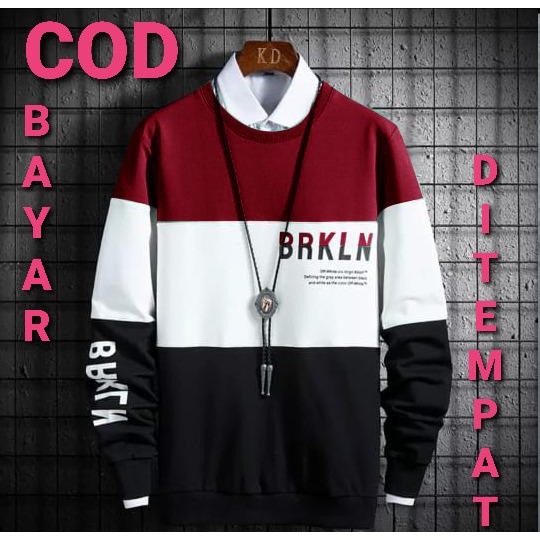 COD/DS2/ KAOS PRIA LENGAN PANJANG SV BROKLYN / BAJU PRIA LENGAN PANJANG PAKAIAN PRIA