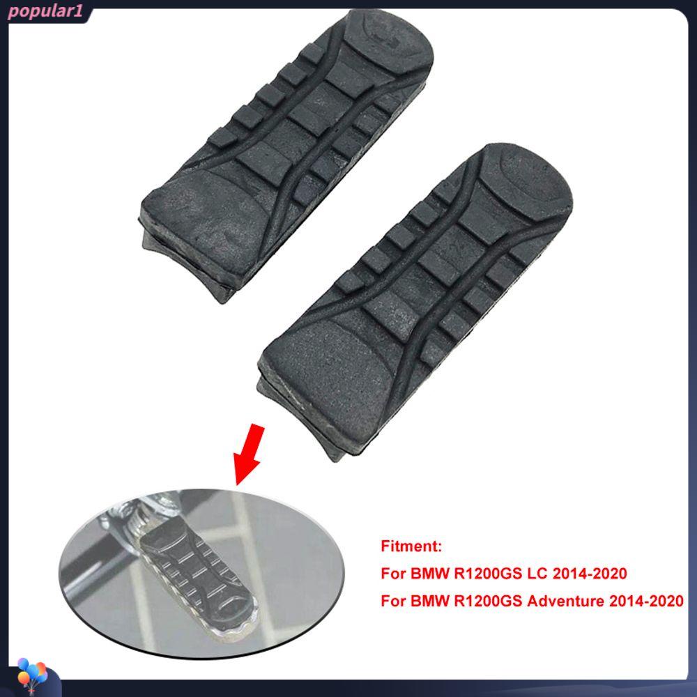 Populer Pijakan Kaki Karet Penutup Non-Slip Belakang Socle Pedal Rear Footpeg Plate Pijakan Kaki Klem As Pasak Kaki Untuk BMW R1200GS ADV 14-16 LC ADV