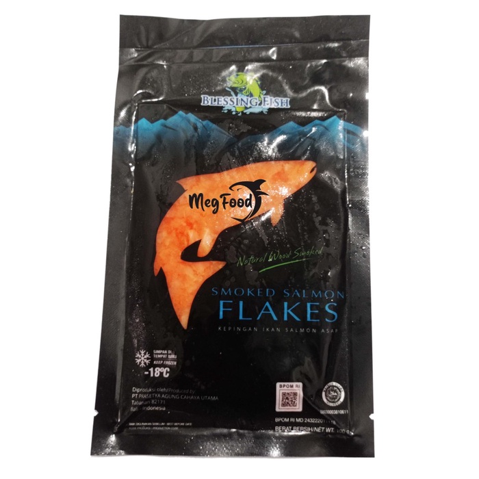 

Smoked Salmon Flakes Blessing Fish|Kepingan Salmon Asap 100gr