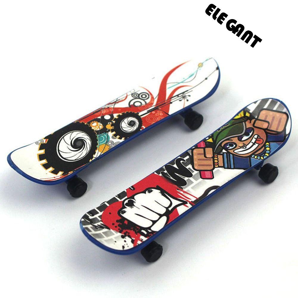 [Elegan] Jari Skateboard Inovatif Profesional Kolektor Jari Skuter Gag Mainan Meja Mainan Ujung Jari Olahraga Fingerboard Mainan Novelty Mini Finger Board