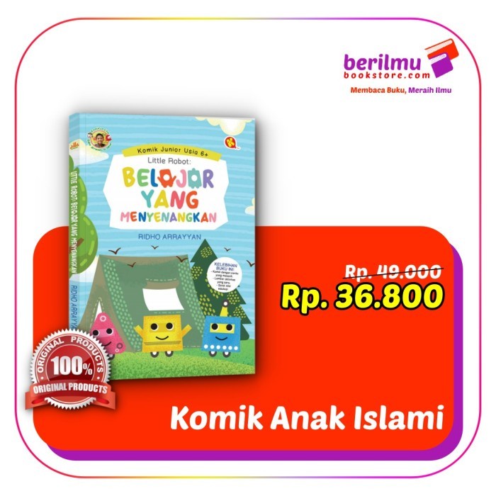 Komik Little Robot - Belajar yang Menyenangkan