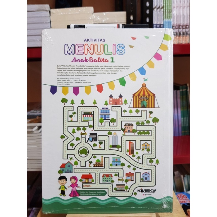 BUKU Aktivitas Menulis Anak Balita - Board Book