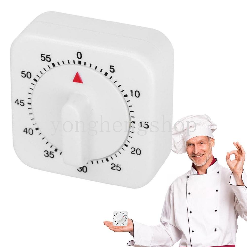 Timer Dapur Classic 60menit Waktu Jam Alarm Timer Hitung Mundur Untuk Rumah Baking Masak Mengukus Pengingat Timer Mekanik Manual