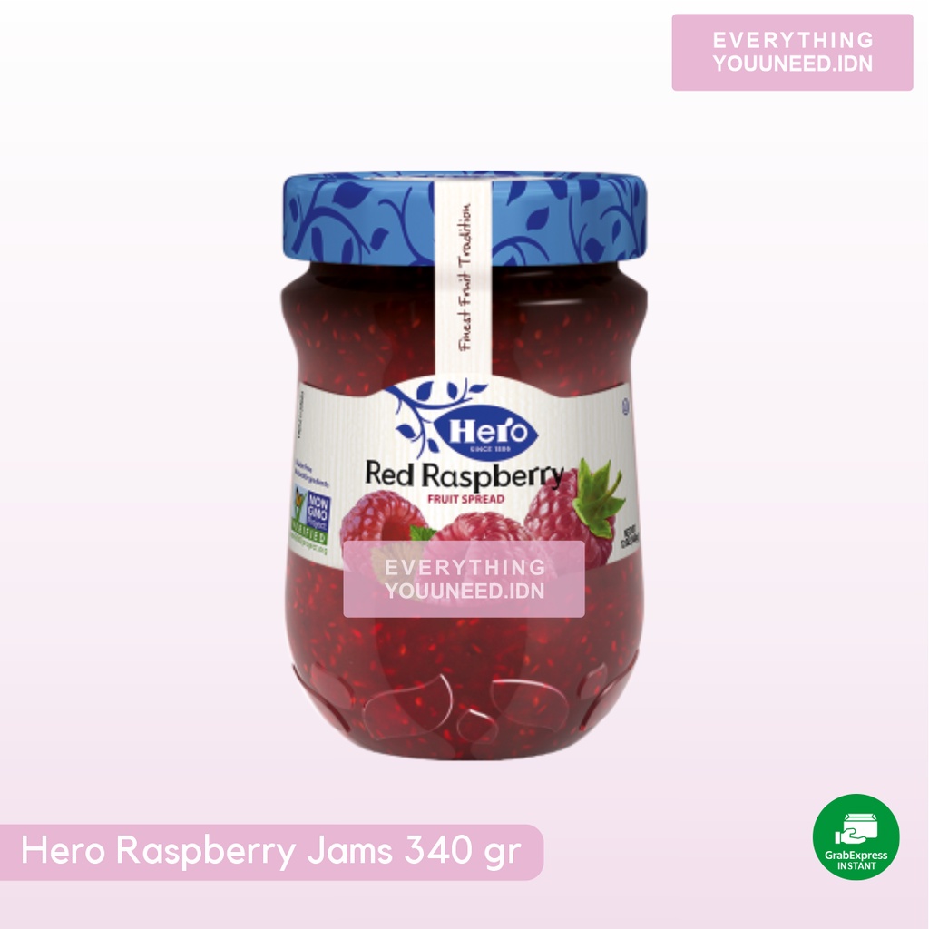 

Hero Jam Raspberry Spread 340gr