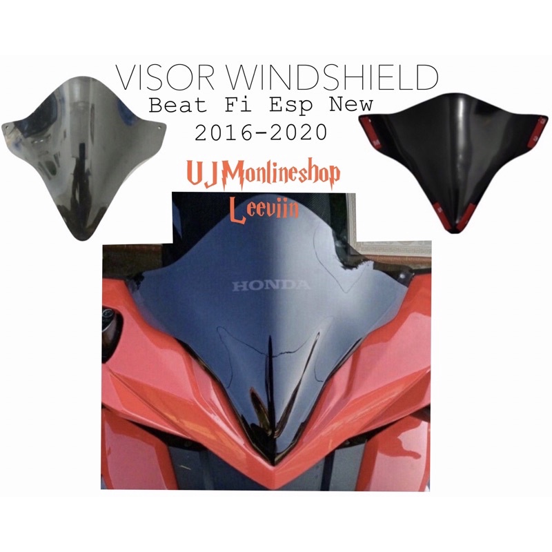 Visor Beat Fi Esp New 2016-2020 Visor Windshield Beat Esp 2016-2020 Winsil Beat Fi