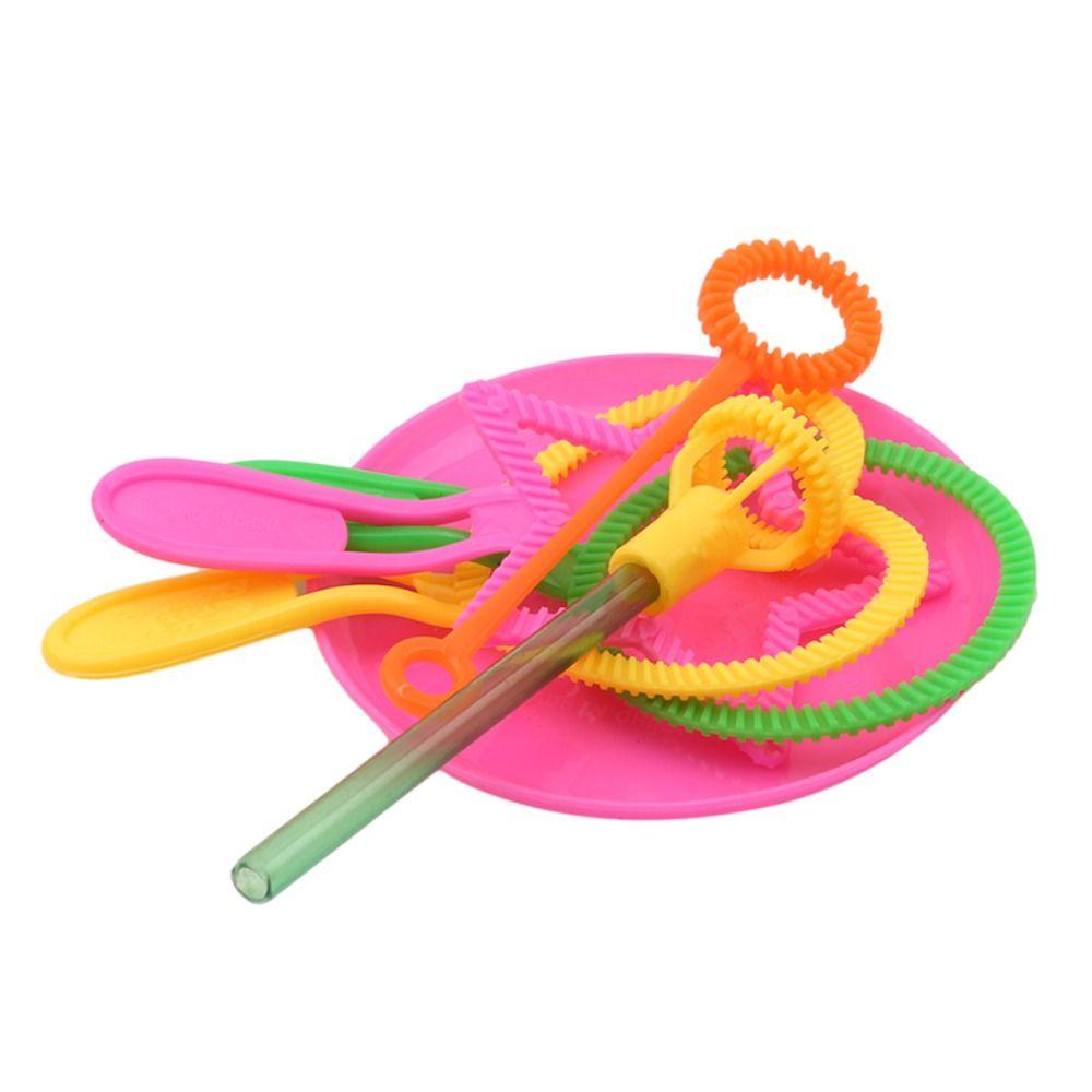 Needway   Bubble Wand Tool Colorful Lucu Banyak Bentuk Magic Big Bubble Summer Favorite Bubble Alat Bubble Blower