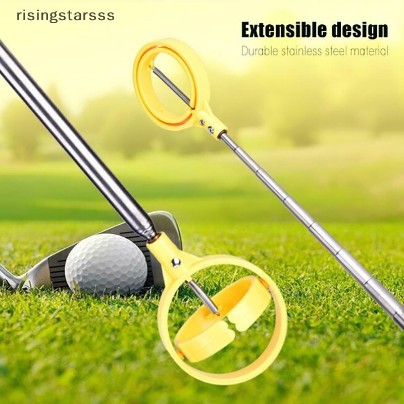 Rsid Span-new 8bagian Telescopic Golf Ball Retriever Picker Pick Up Jelly Poros Stainless Steel