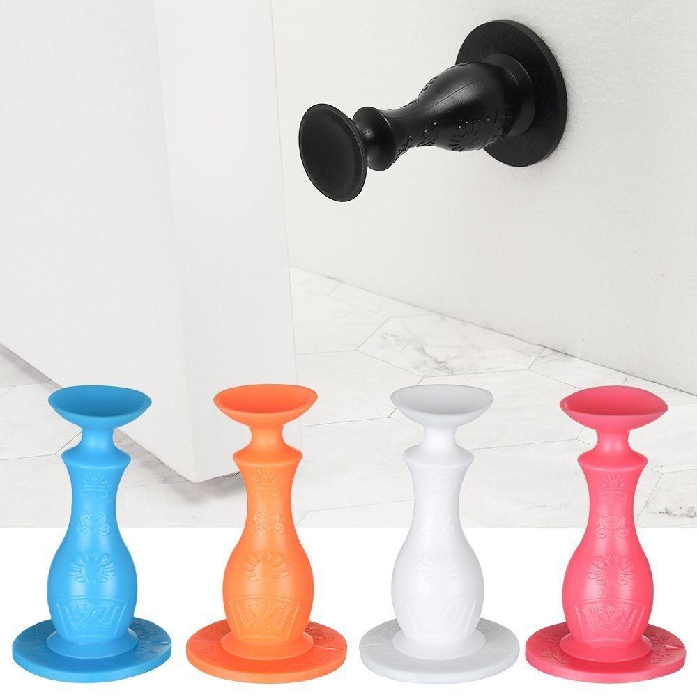 Suyo Door Stopper Kamar Tidur Suction Kuat Silikon Anti Benturan Penahan Pintu