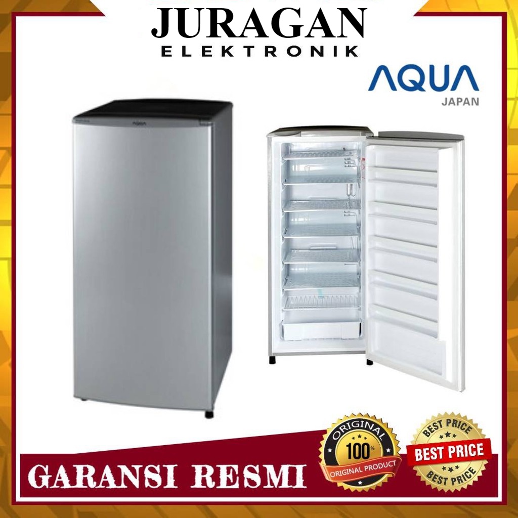 FREEZER AQUA AQF-S6 LEMARI PEMBEKU ES BATU AQUA AQF-S6 6 RAK