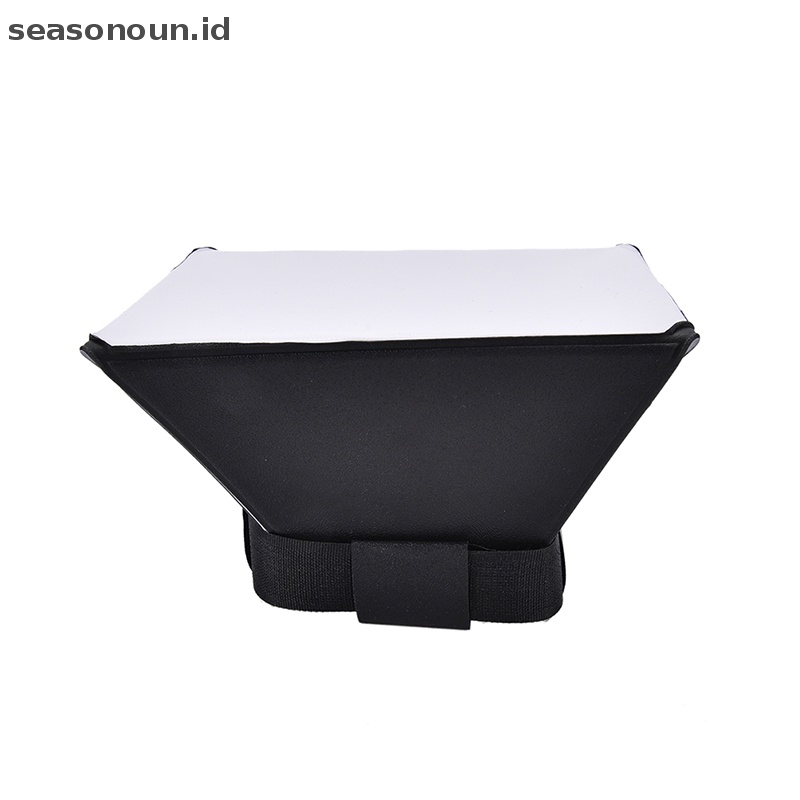Seasonoun 30 * 27cm Hot Portable Flash Diffuser Softbox Reflektor Untuk Canon Nikon SLR.