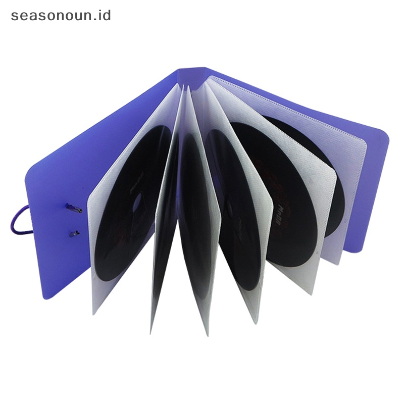 Seasonoun Portable12 /24Disk CD DVD Storage Bag Case Hard Box Dompet Tempat Album.