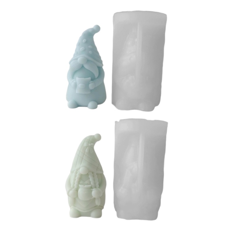 Siy DIY Parfum Dwarf-Alat Pembuat Batu Gypsum Resin Mold Holiday Home Decor