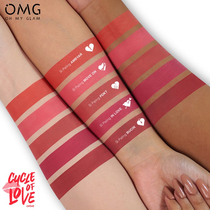 OMG Oh My Glam Matte Kiss Lip Cream 3.5 g - Si Paling Bucin