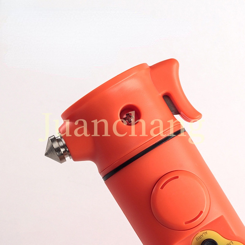 Palu Pengaman Multifungsi Window Breaker Safety Escape Hammer Belt Cutter Alarm Light Alat Darurat Aksesoris Palu Pelari Kendaraan