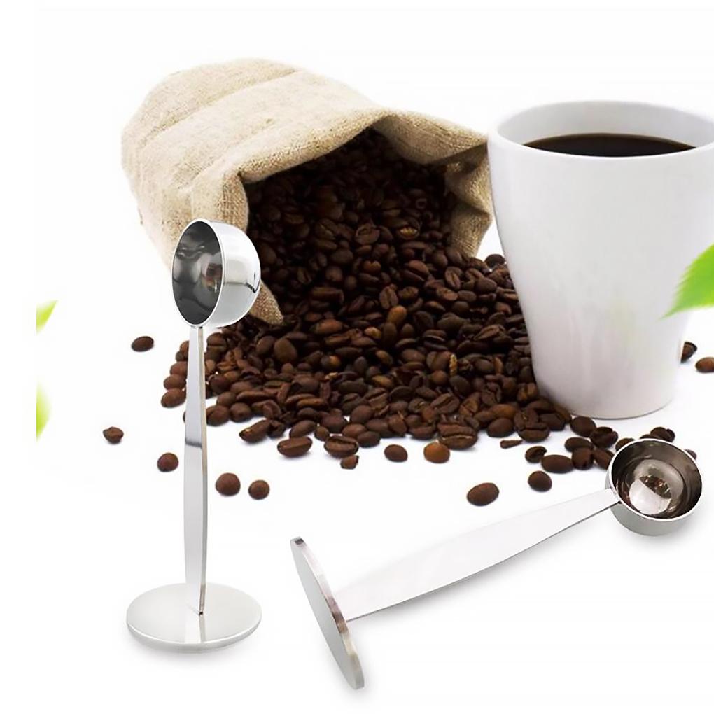 Sendok Kopi Stainless Cap Coffee Measuring Tamper Scoop Aksesoris Dapur Rumah