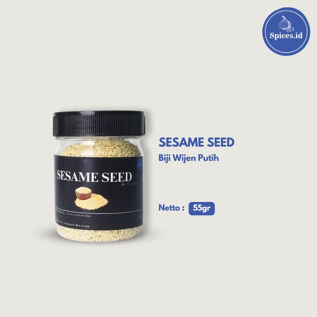 

SPICES Bumbu Dapur Biji Wijen Putih Murni - Biji White Sesame Seed - Premium Quality